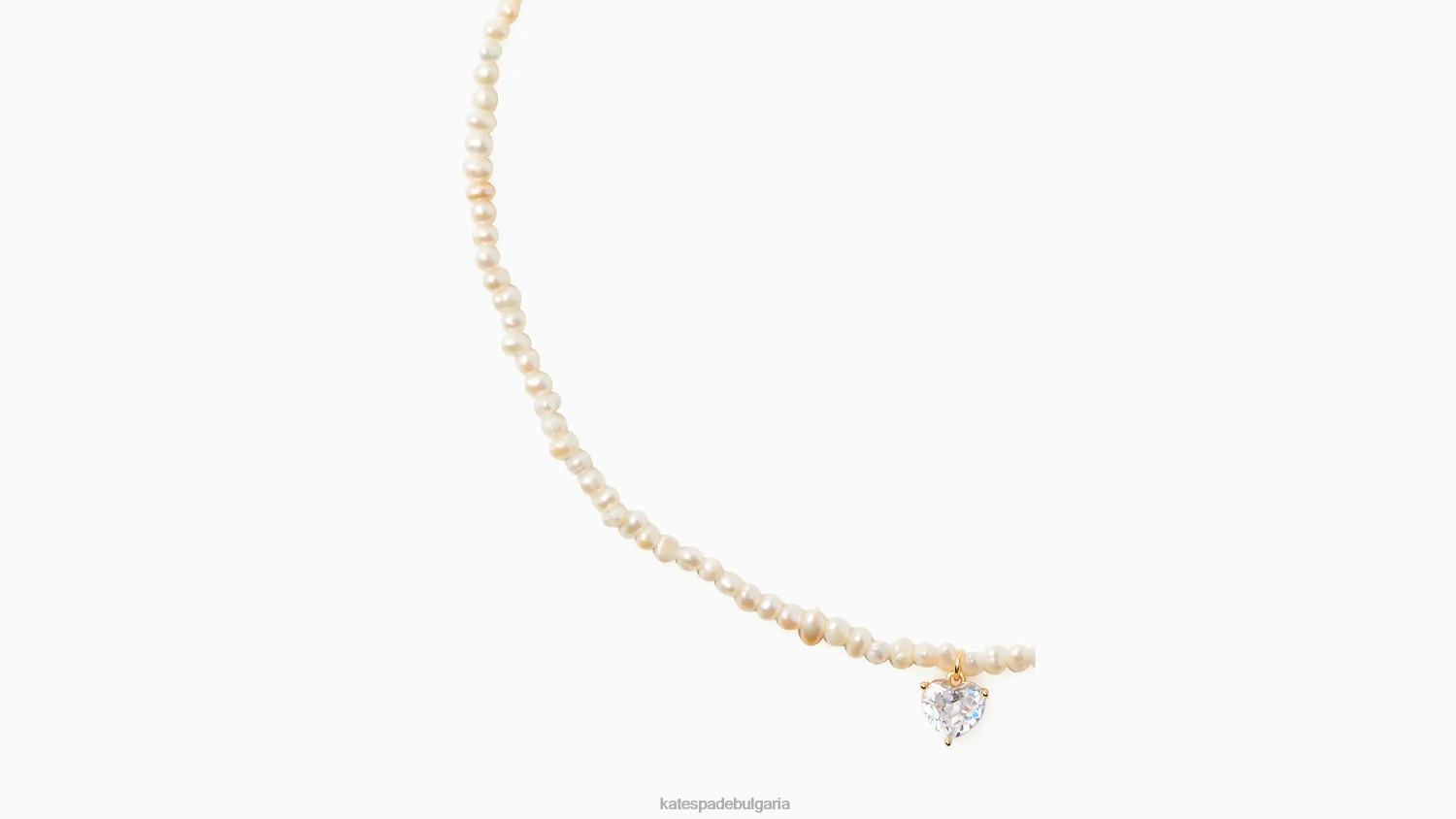 аксесоари Kate Spade моята любов висулка сърце от перлена нишка прозрачен/златен Жени 2N00B1241