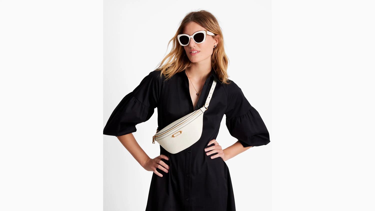 аксесоари Kate Spade средна чанта за колан gramercy ореол бял Жени 2N00B111