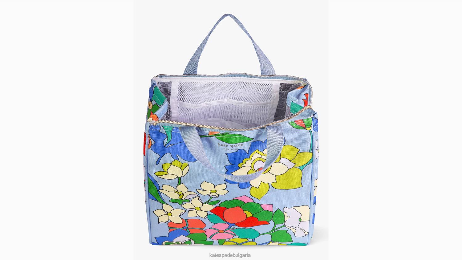 аксесоари Kate Spade цветна леха чанта за обяд син мулти Жени 2N00B1350