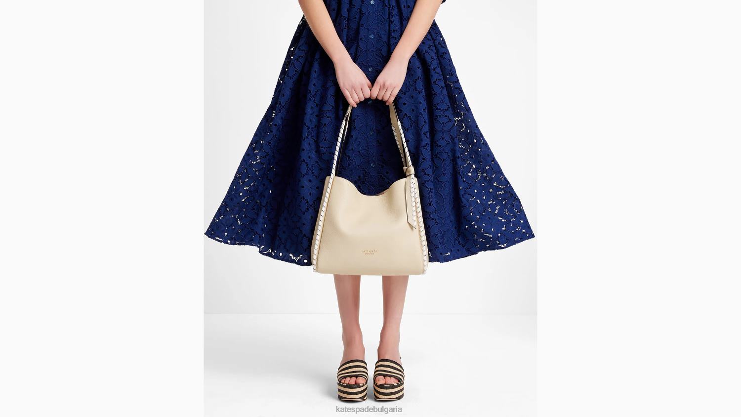 аксесоари Kate Spade голяма чанта за през рамо с възли голи мулти Жени 2N00B101