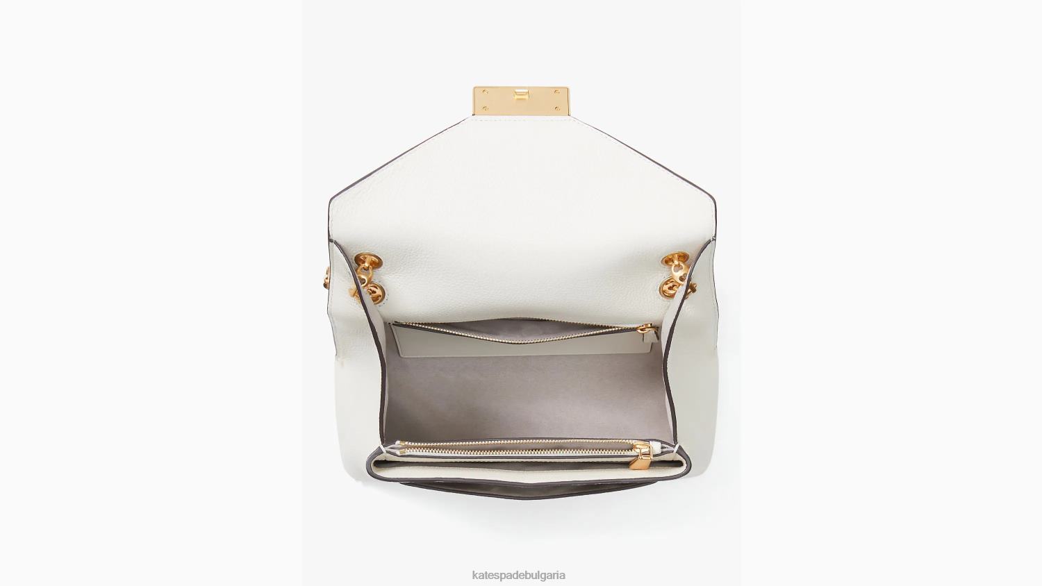 аксесоари Kate Spade Gramercy средно конвертируема чанта през рамо ореол бял Жени 2N00B314