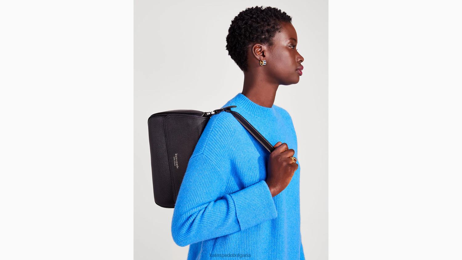 аксесоари Kate Spade Hudson средна конвертируема чанта през рамо черен Жени 2N00B141