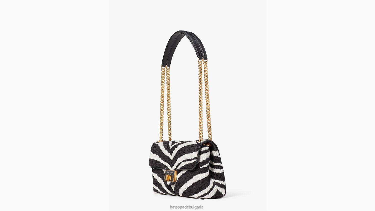 аксесоари Kate Spade evelyn zebra boucle жакард средна конвертируема чанта през рамо черно мулти Жени 2N00B330