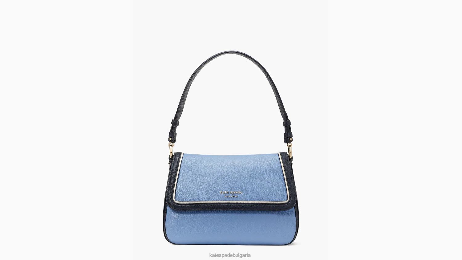 аксесоари Kate Spade hudson colorblocked средна конвертируема чанта през рамо kingfisher мулти Жени 2N00B152