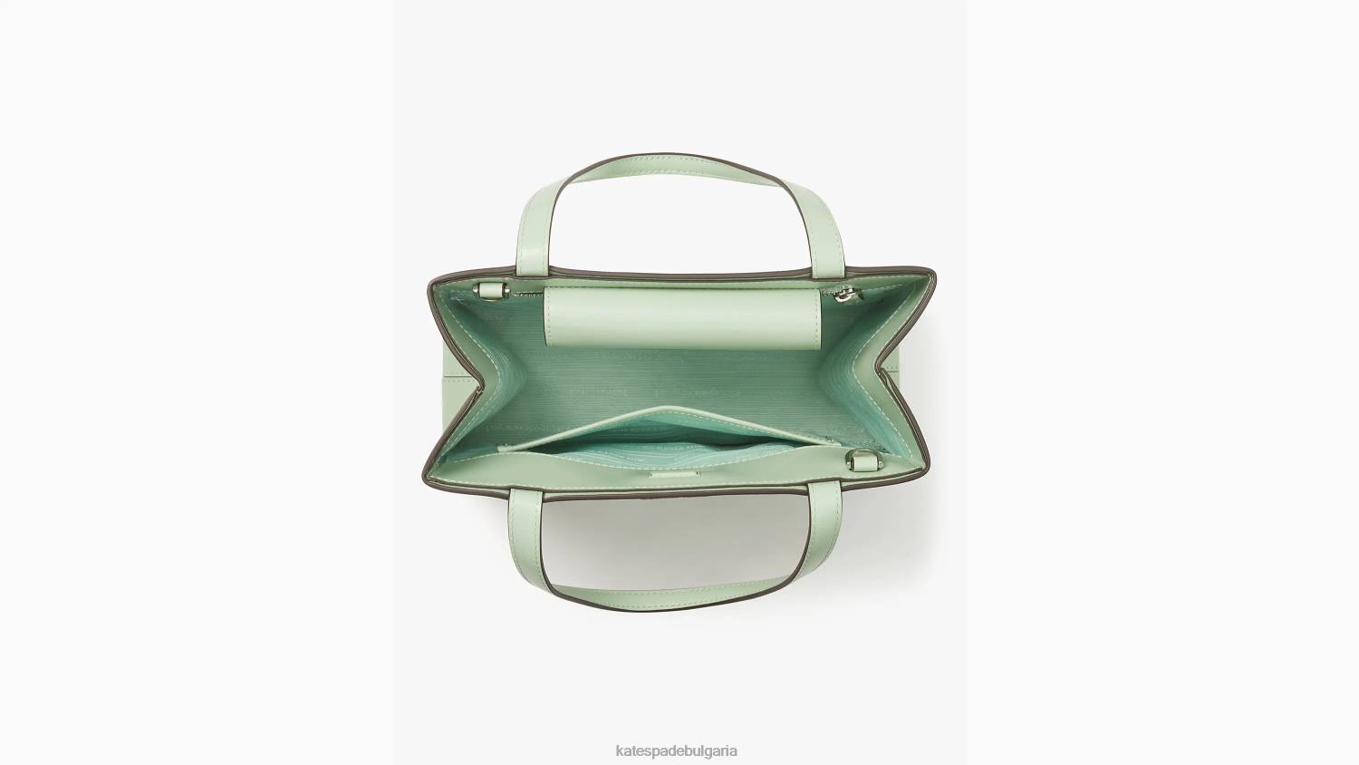 аксесоари Kate Spade кожена малка чантичка sam icon крем от шам фъстък Жени 2N00B217