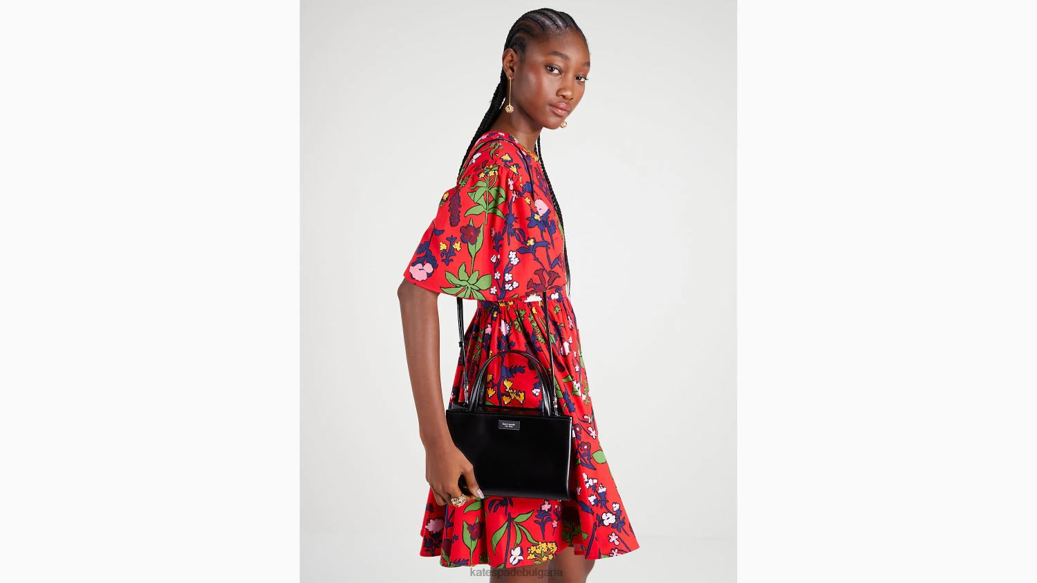 аксесоари Kate Spade кожена малка чантичка sam icon черен Жени 2N00B220