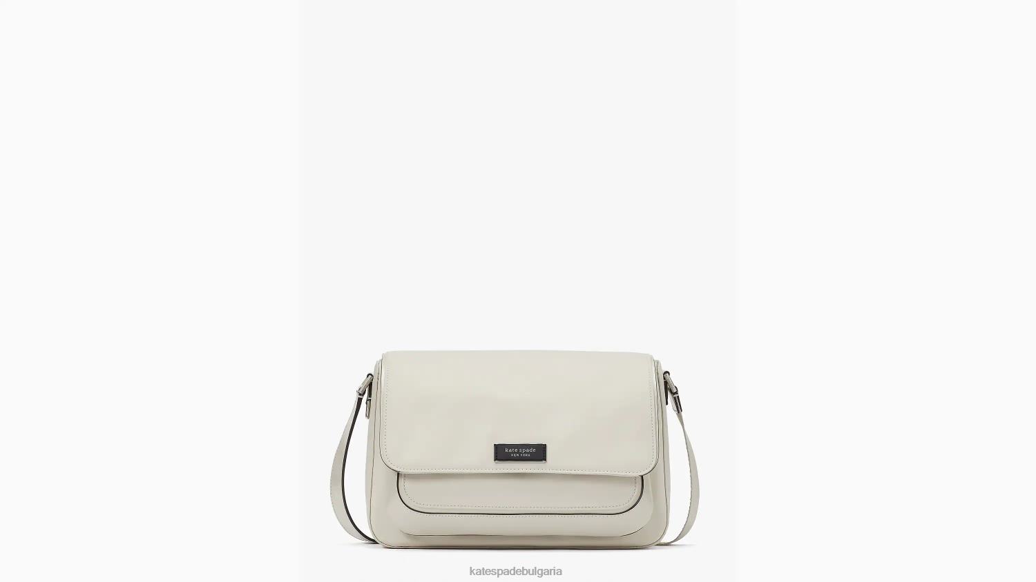 аксесоари Kate Spade sam icon ksnyl найлонова средна месинджър чанта каменист плаж Жени 2N00B211