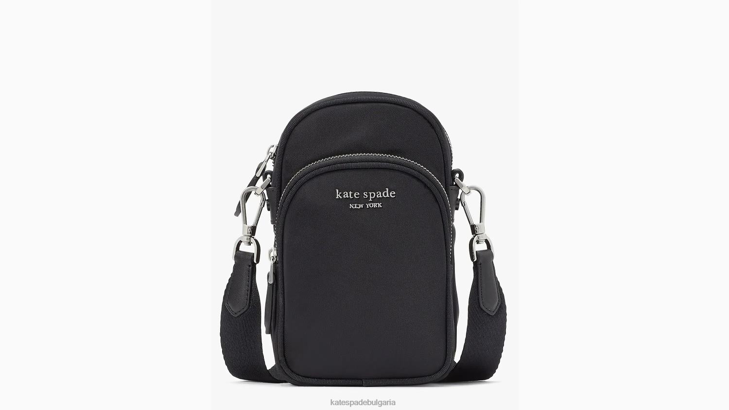 аксесоари Kate Spade sam ksnyl найлон север юг телефон crossbody черен Жени 2N00B77