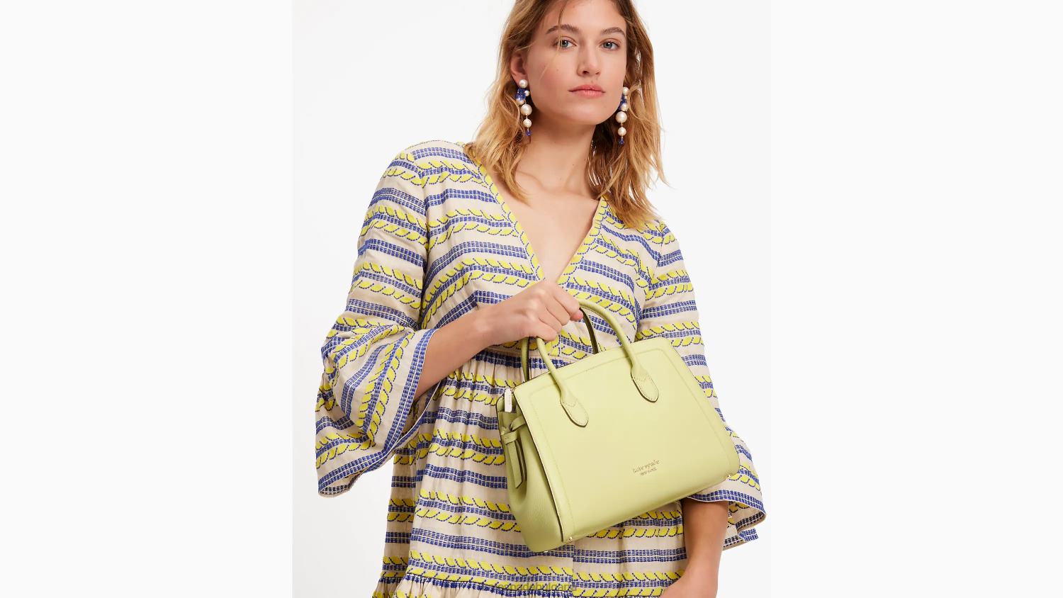 аксесоари Kate Spade knott средна чанта слънце вън Жени 2N00B72