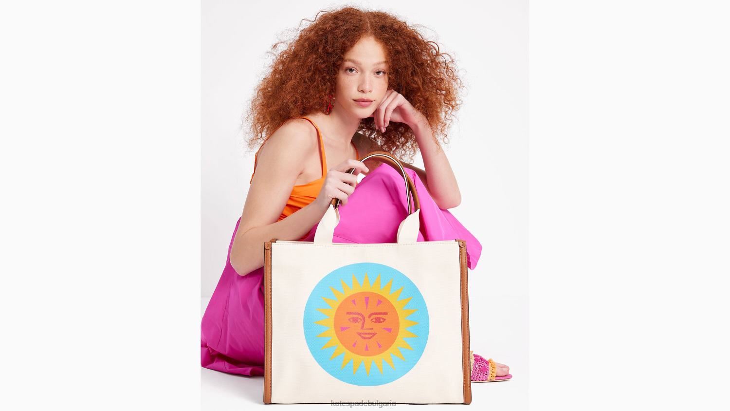 аксесоари Kate Spade alexander girard x new york платнена голяма чантичка мулти Жени 2N00B18