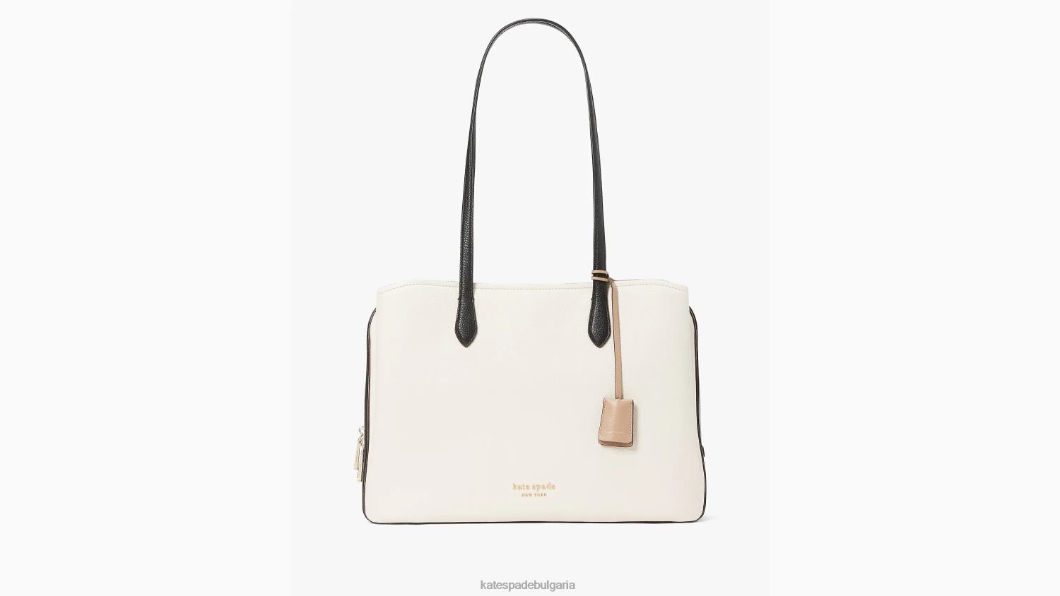 аксесоари Kate Spade голяма работна чантичка hudson colorblocked пергамент мулти Жени 2N00B191