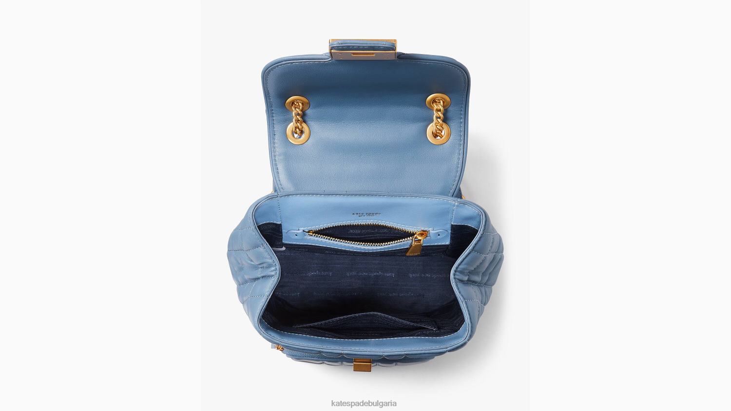 аксесоари Kate Spade ватирана малка раница evelyn манта синьо Жени 2N00B288