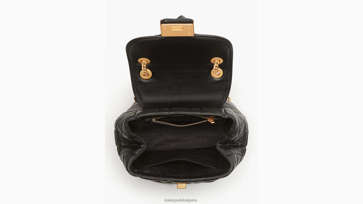 аксесоари Kate Spade ватирана малка раница evelyn черен Жени 2N00B290