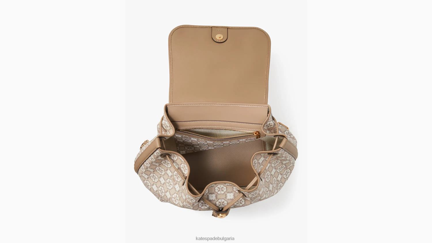 аксесоари Kate Spade раница с капак с цветен монограм mia естествен мулти Жени 2N00B325