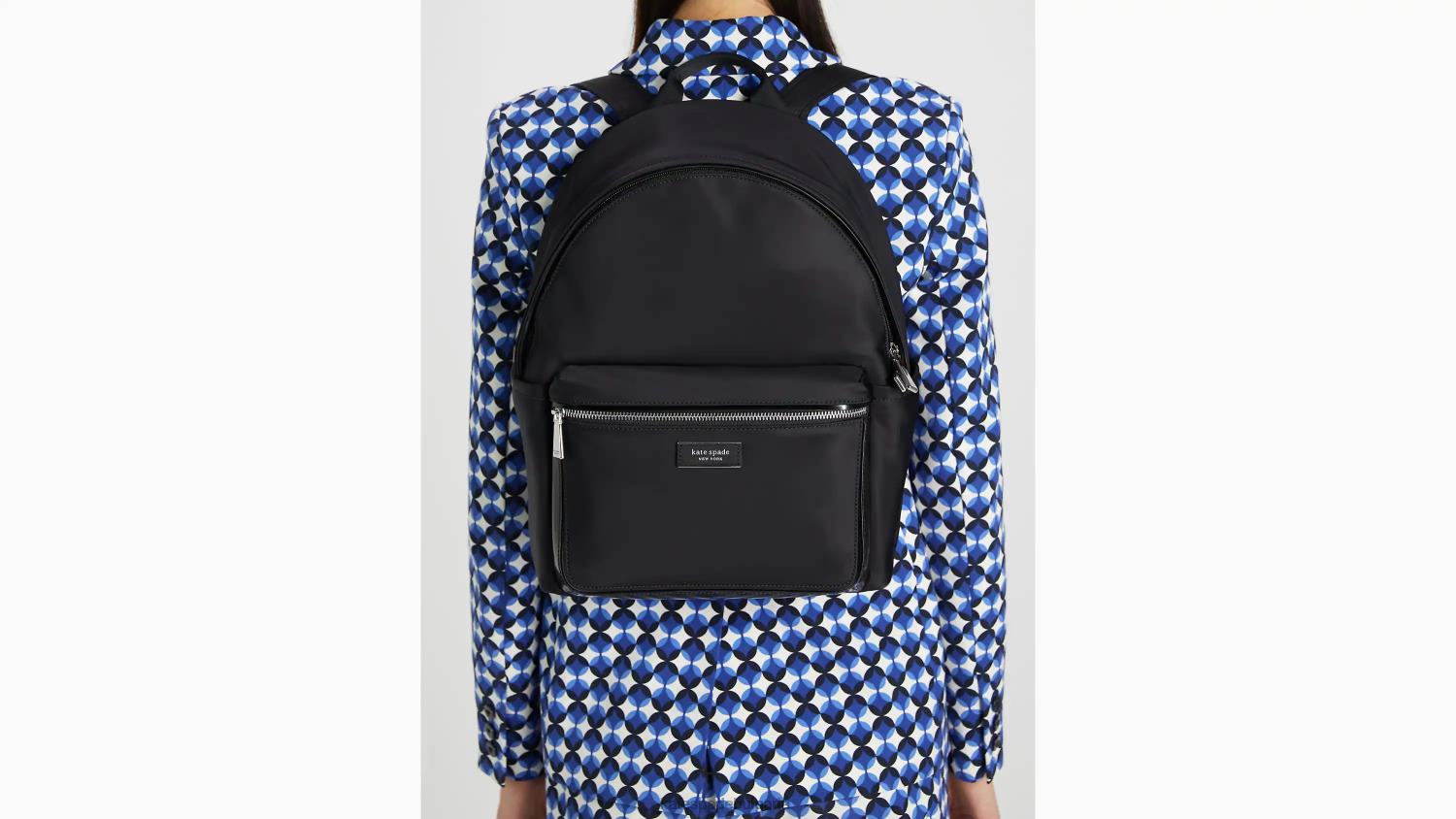 аксесоари Kate Spade sam icon ksnyl найлонова средна раница черен Жени 2N00B263