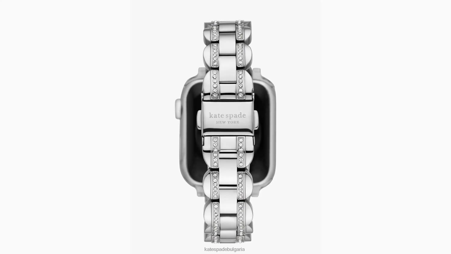 аксесоари Kate Spade паве гривна от неръждаема стомана 38/40 мм лента за часовник Apple сребро Жени 2N00B1049