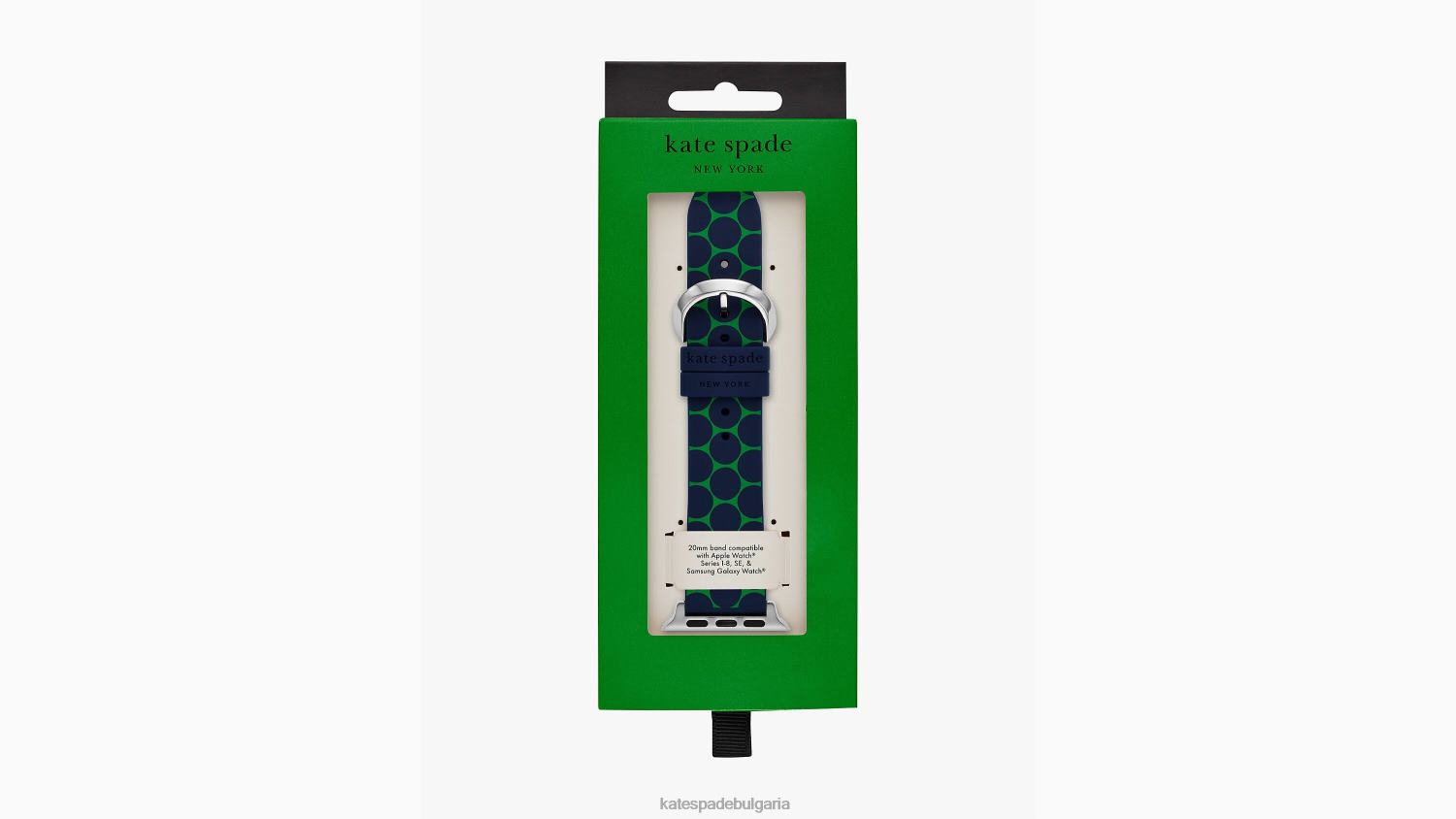 аксесоари Kate Spade точкова силиконова лента 38-49 мм за часовник apple военноморски флот Жени 2N00B1087