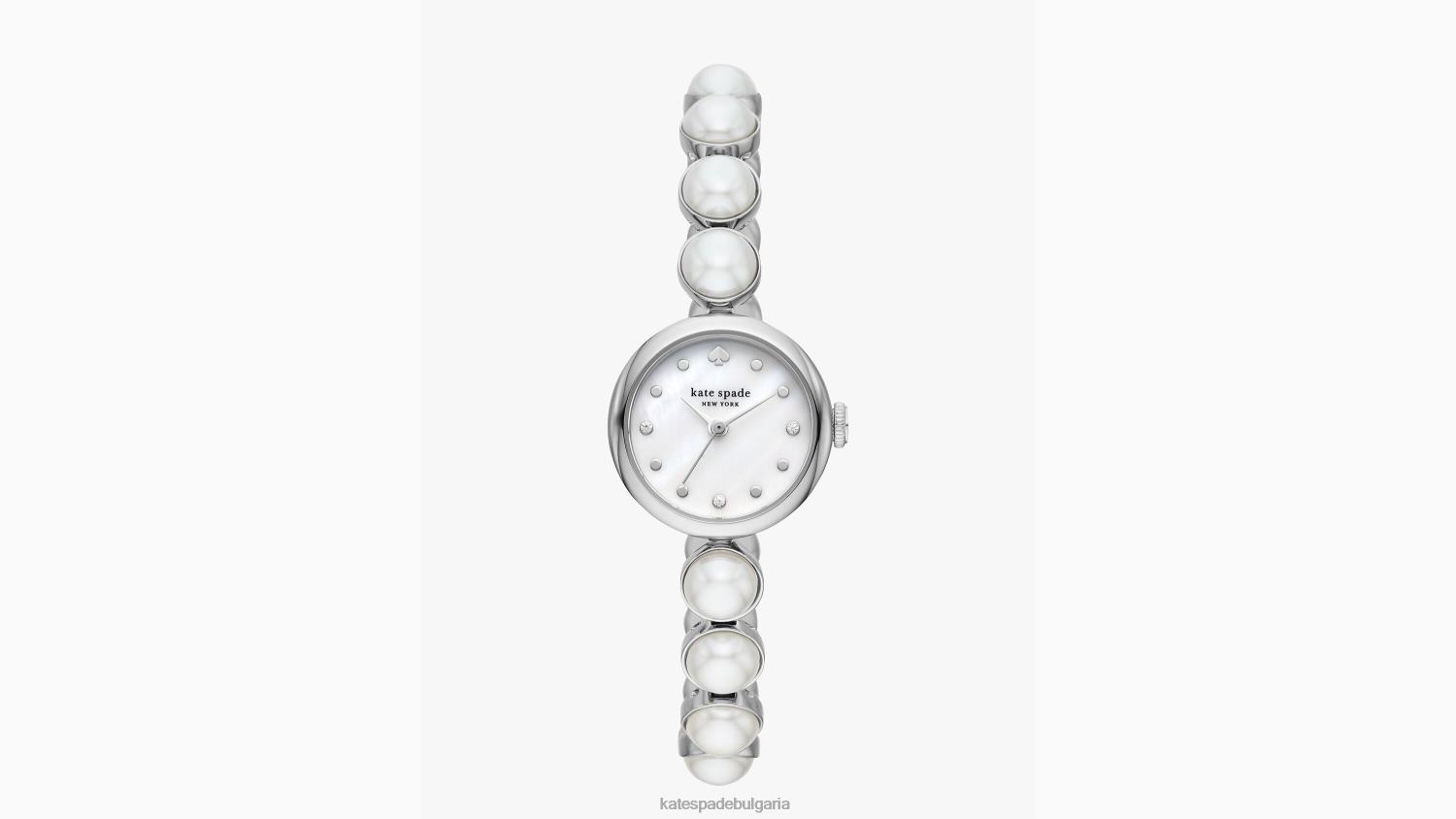 аксесоари Kate Spade часовник с перлена гривна Monroe бяло Жени 2N00B1171