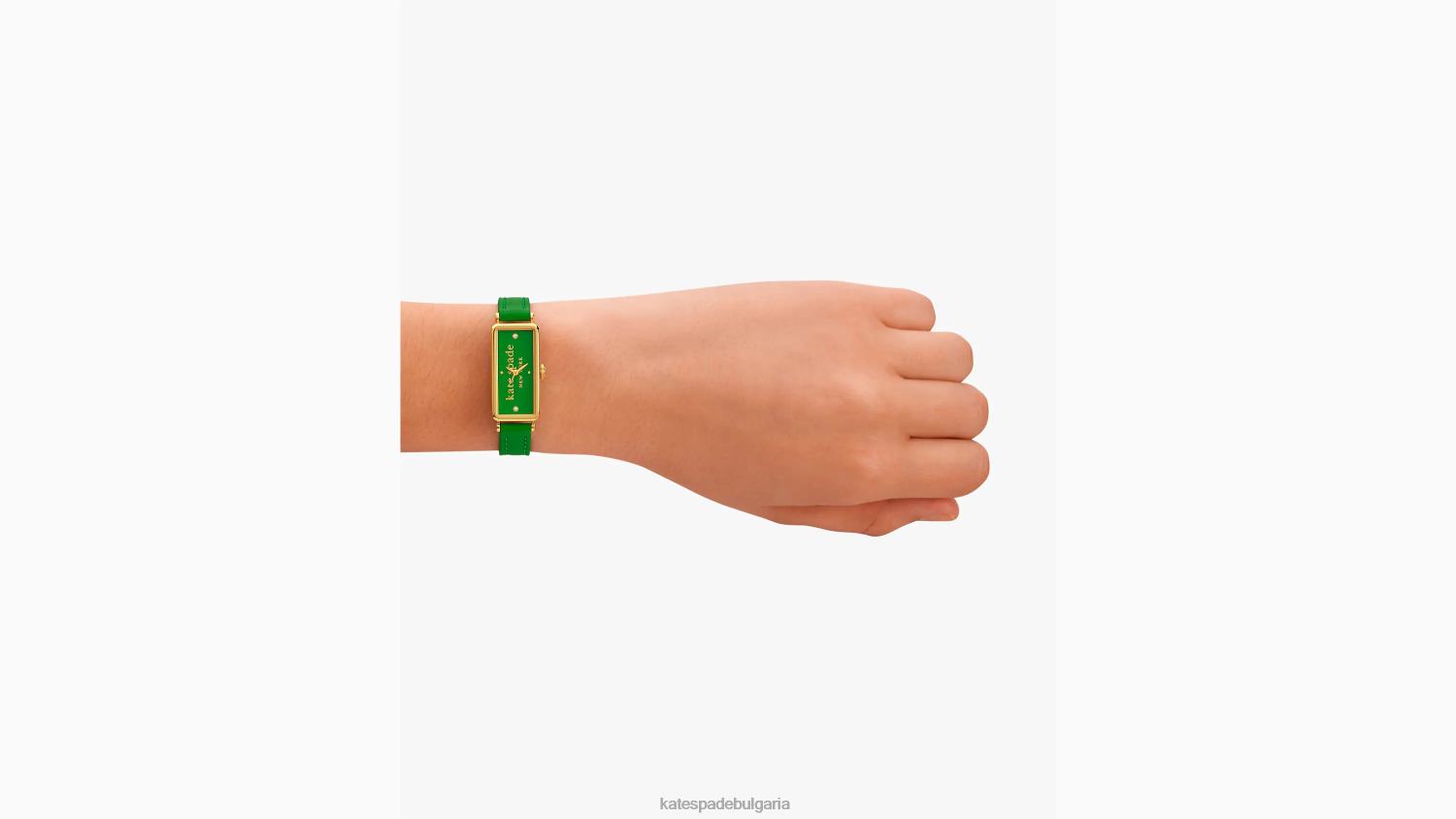 аксесоари Kate Spade зелен кожен часовник rosedale зелено Жени 2N00B1180