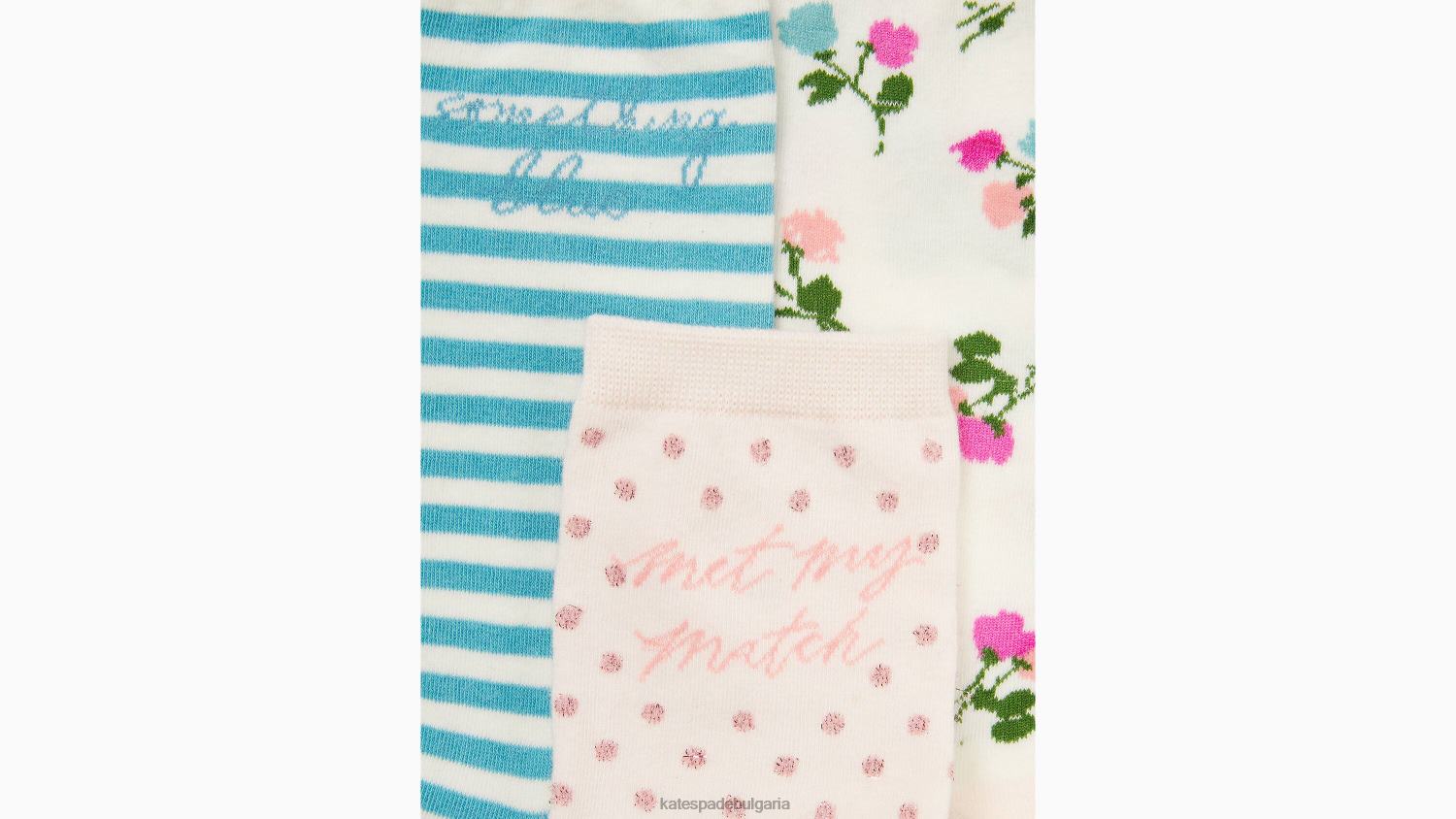 аксесоари Kate Spade срещнах моите съвпадащи 3-опаковъчни чорапи мулти Жени 2N00B1348