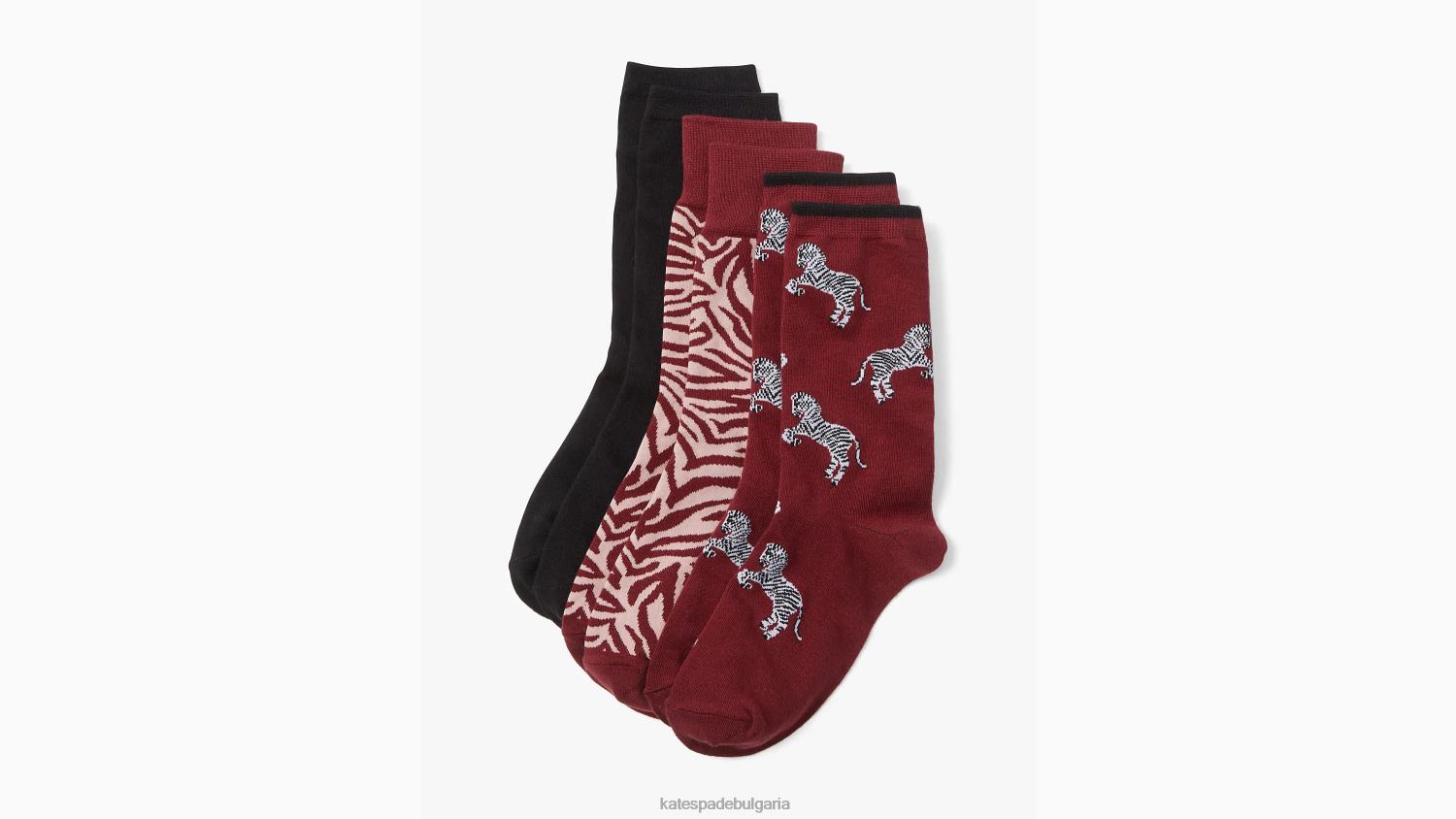 аксесоари Kate Spade Зебра 3 пакета чорапи в кутия мулти Жени 2N00B1450