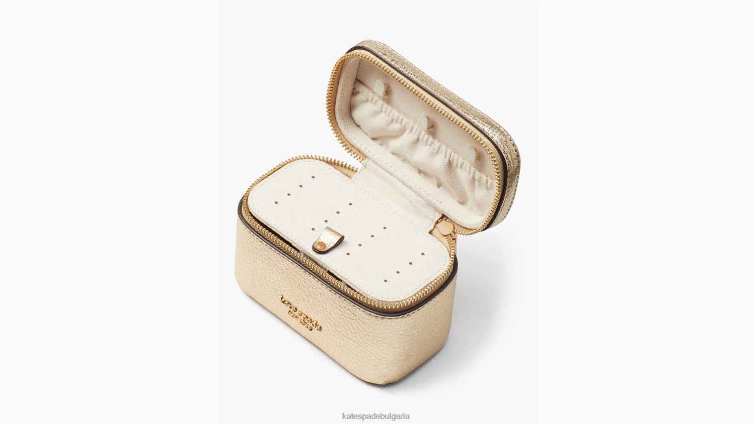 аксесоари Kate Spade калъф за бижута от метална кожа morgan злато Жени 2N00B1467