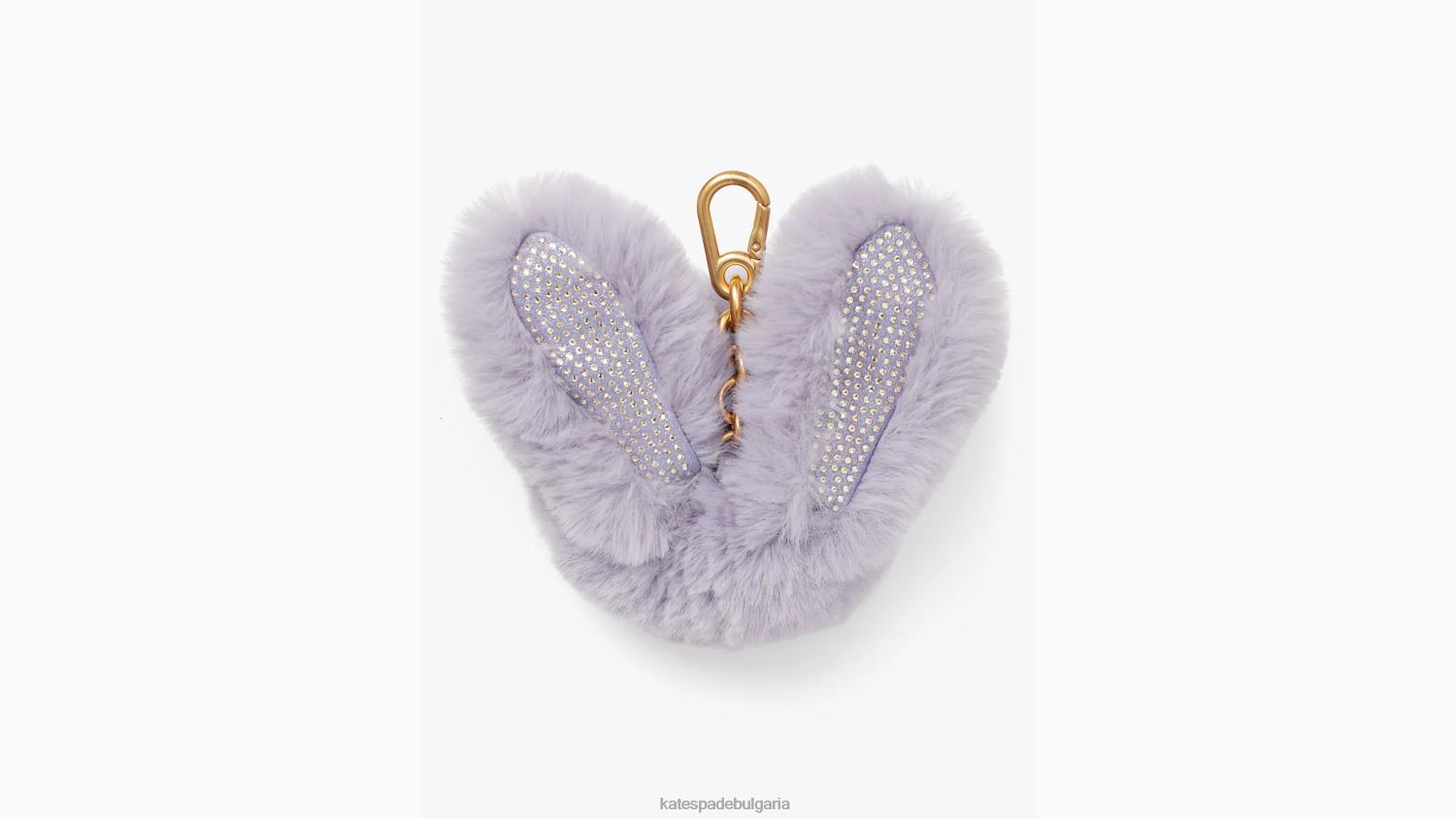 аксесоари Kate Spade лунна нова година ключодържател от изкуствена кожа лавандулов крем Жени 2N00B1428