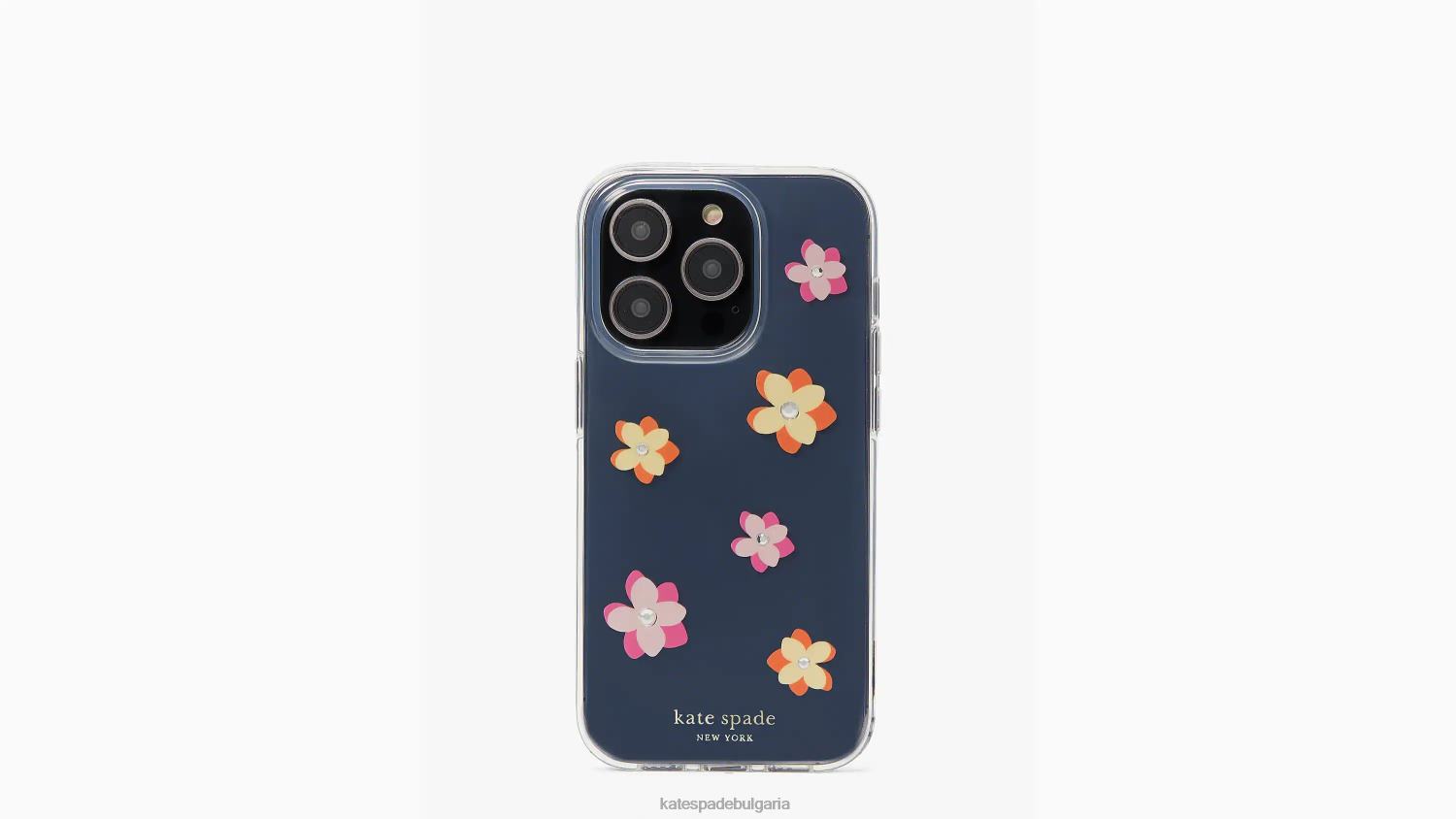 аксесоари Kate Spade калъф за iphone 14 pro цветя и душове ясно мулти Жени 2N00B1411