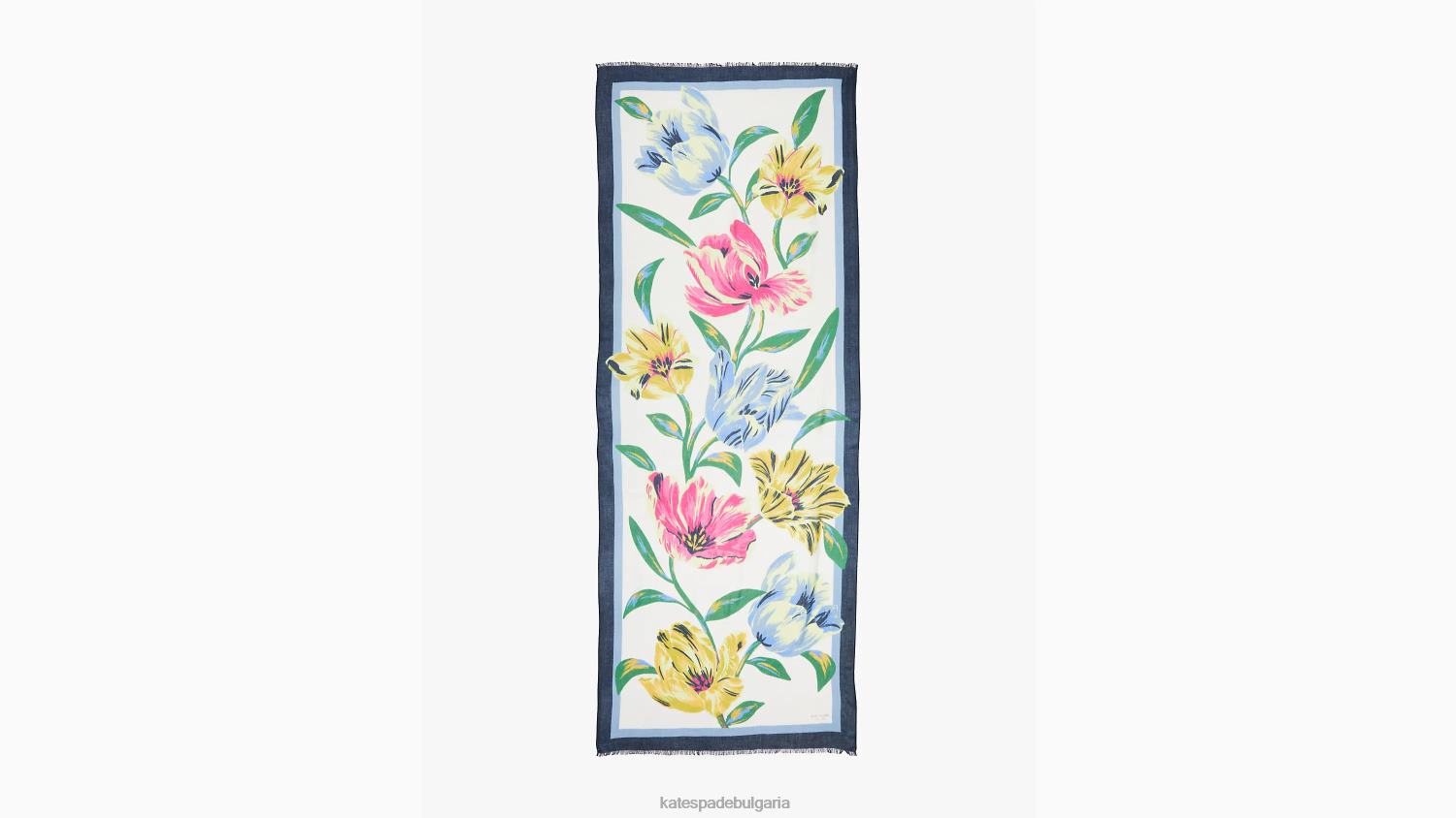 аксесоари Kate Spade растящи лалета продълговати шал френски крем Жени 2N00B1317