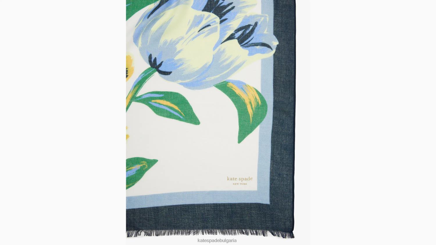 аксесоари Kate Spade растящи лалета продълговати шал френски крем Жени 2N00B1317