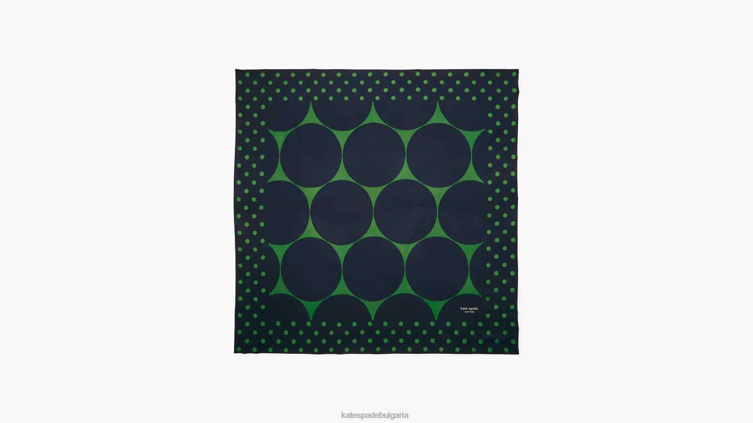 аксесоари Kate Spade копринен квадратен шал Joy Dot сако синьо Жени 2N00B1456