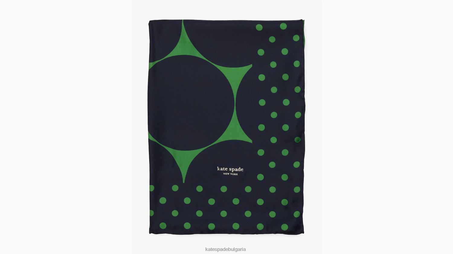 аксесоари Kate Spade копринен квадратен шал Joy Dot сако синьо Жени 2N00B1456