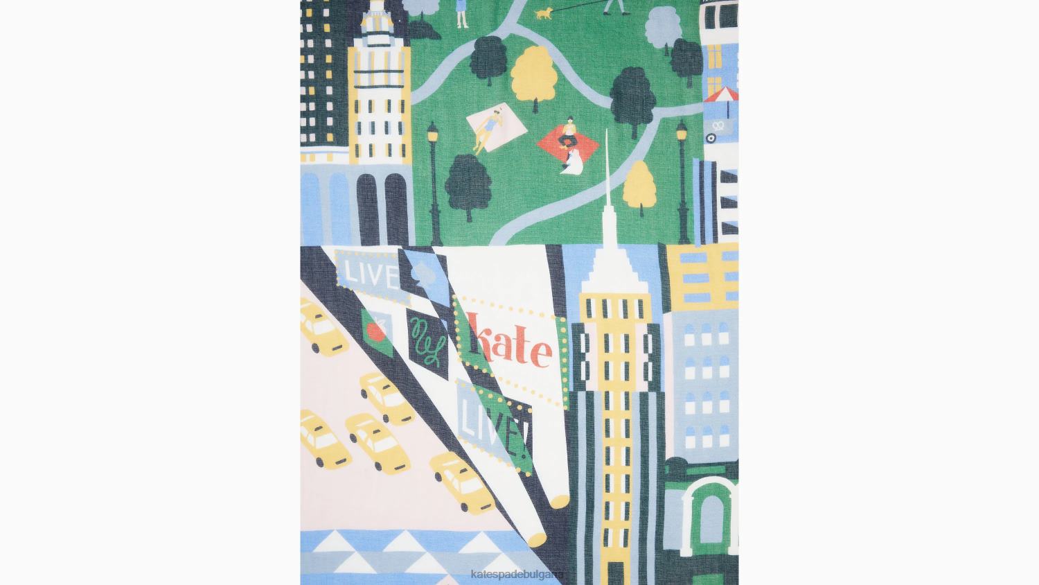 аксесоари Kate Spade city ​​geo продълговат шал мулти Жени 2N00B1328