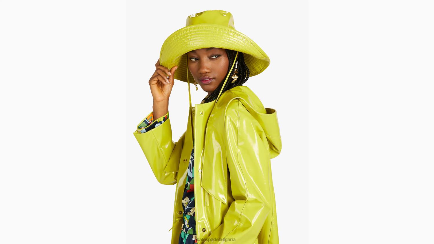 аксесоари Kate Spade дъждовна кофа с дълга периферия кора от лайм Жени 2N00B1404