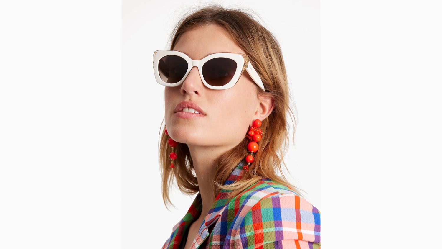 аксесоари Kate Spade невен слънчеви очила слонова кост Жени 2N00B1259