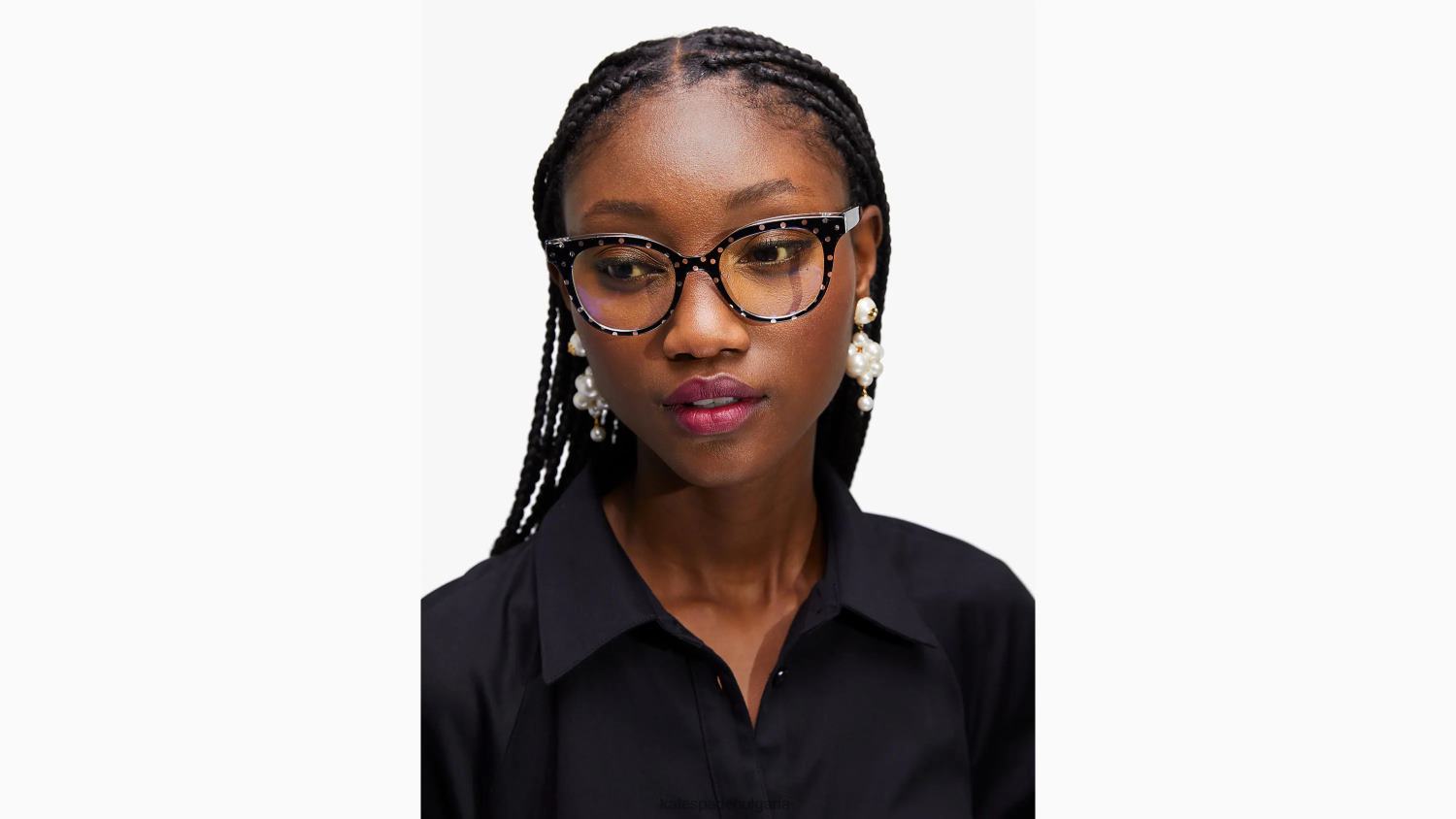 аксесоари Kate Spade everlee читатели черно мулти Жени 2N00B1322