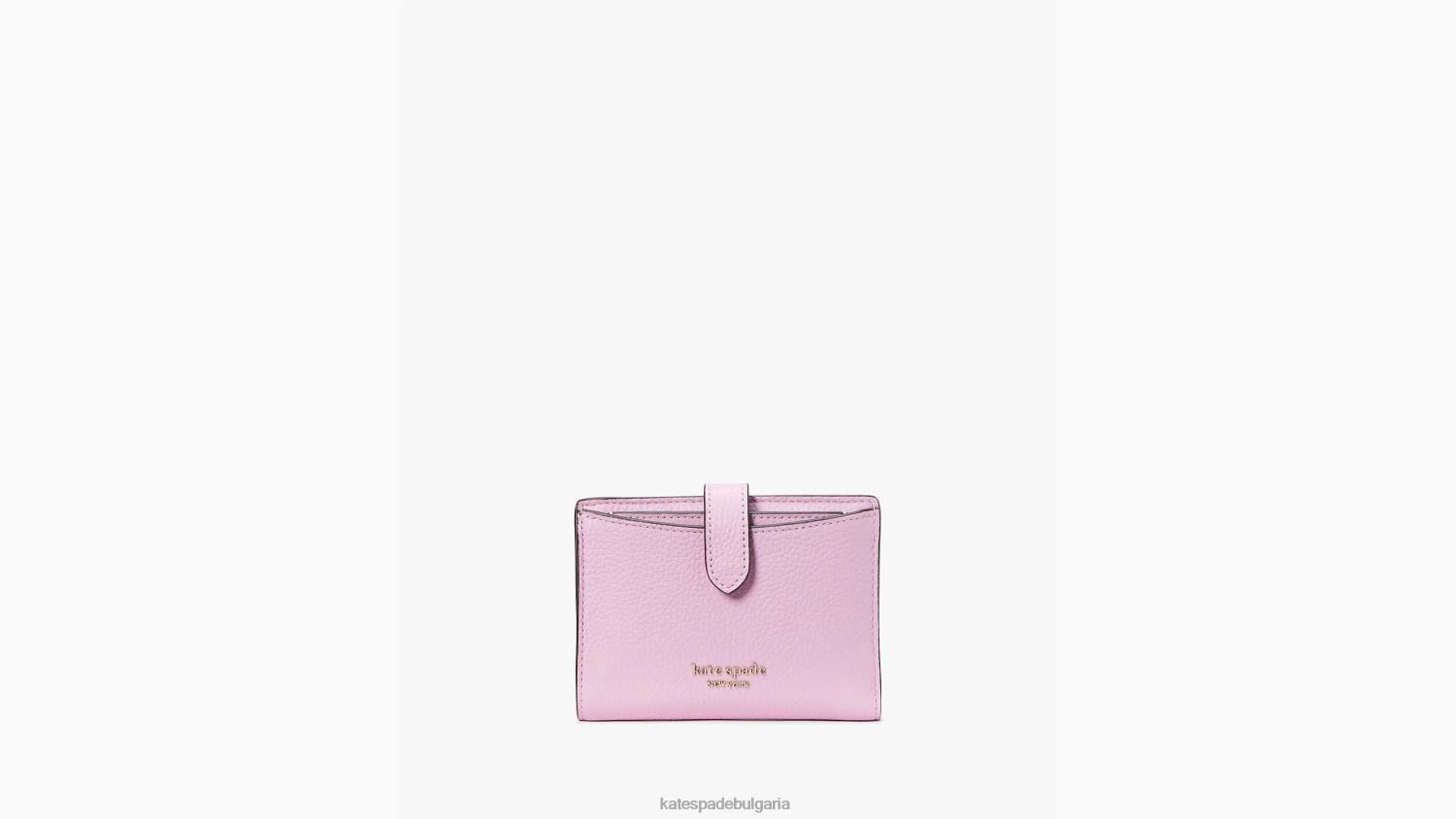аксесоари Kate Spade малък сгъваем портфейл hudson лавандулов скреж Жени 2N00B355