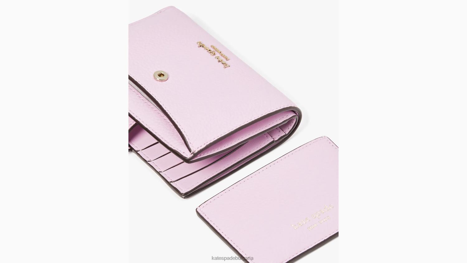 аксесоари Kate Spade малък сгъваем портфейл hudson лавандулов скреж Жени 2N00B355