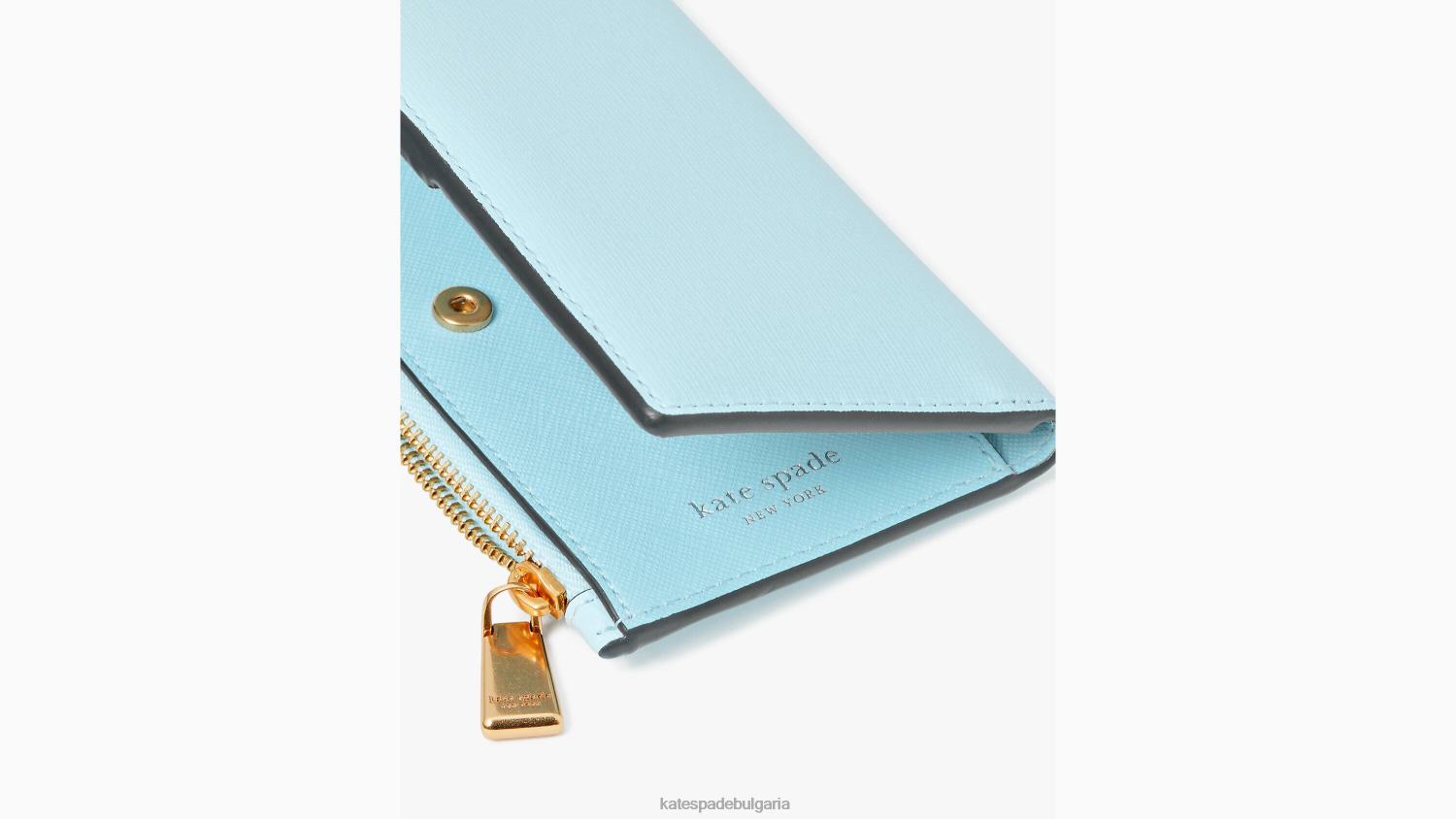 аксесоари Kate Spade morgan малък тънък портфейл с двойно сгъване перфектен басейн Жени 2N00B361