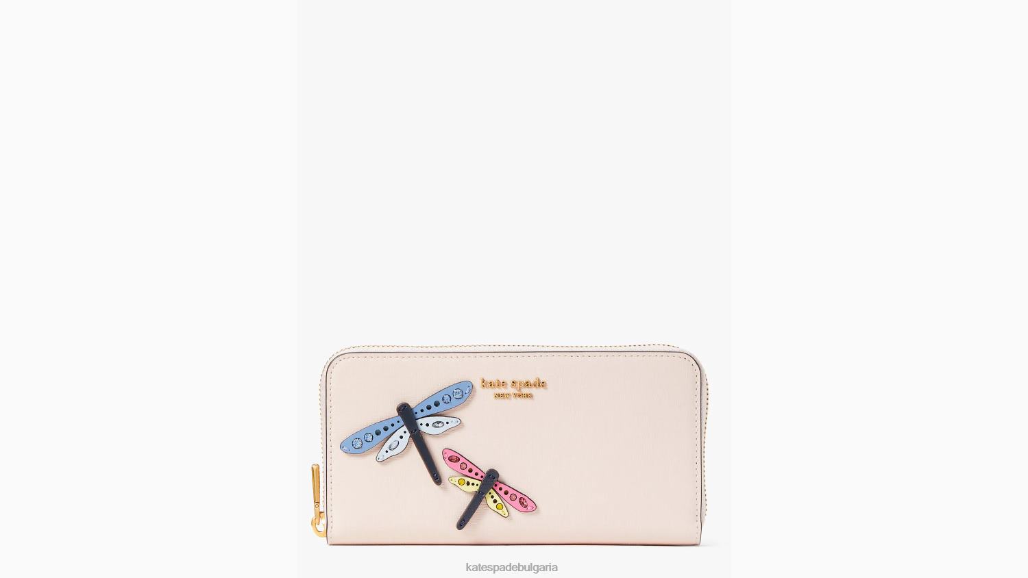 аксесоари Kate Spade континентален портфейл с цип, украсен с водни кончета сутрин плаж мулти Жени 2N00B374