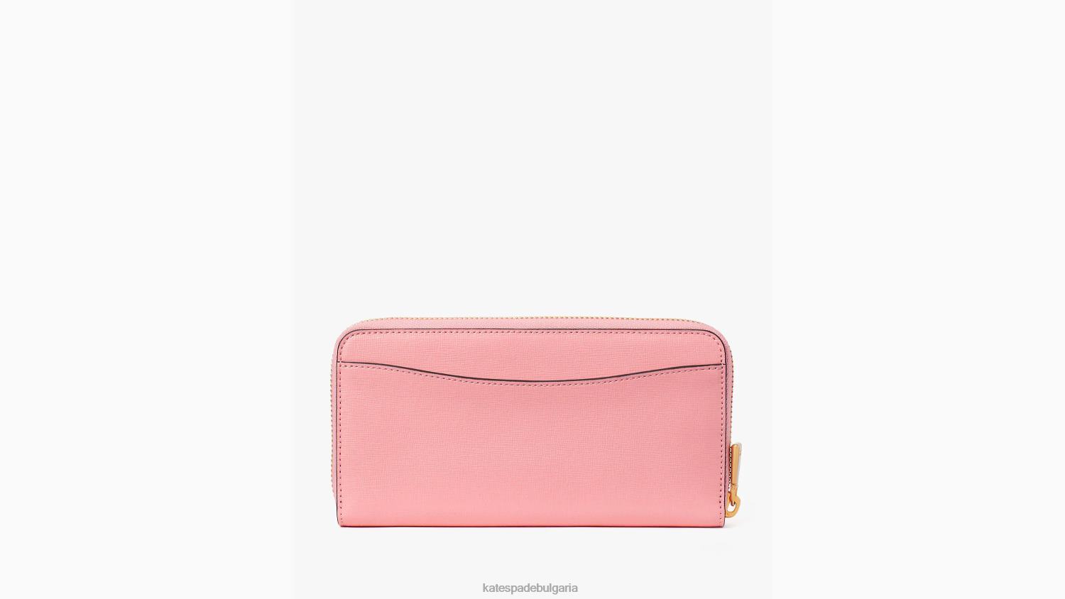 аксесоари Kate Spade морган континентален портфейл с цип сьомга розово Жени 2N00B384