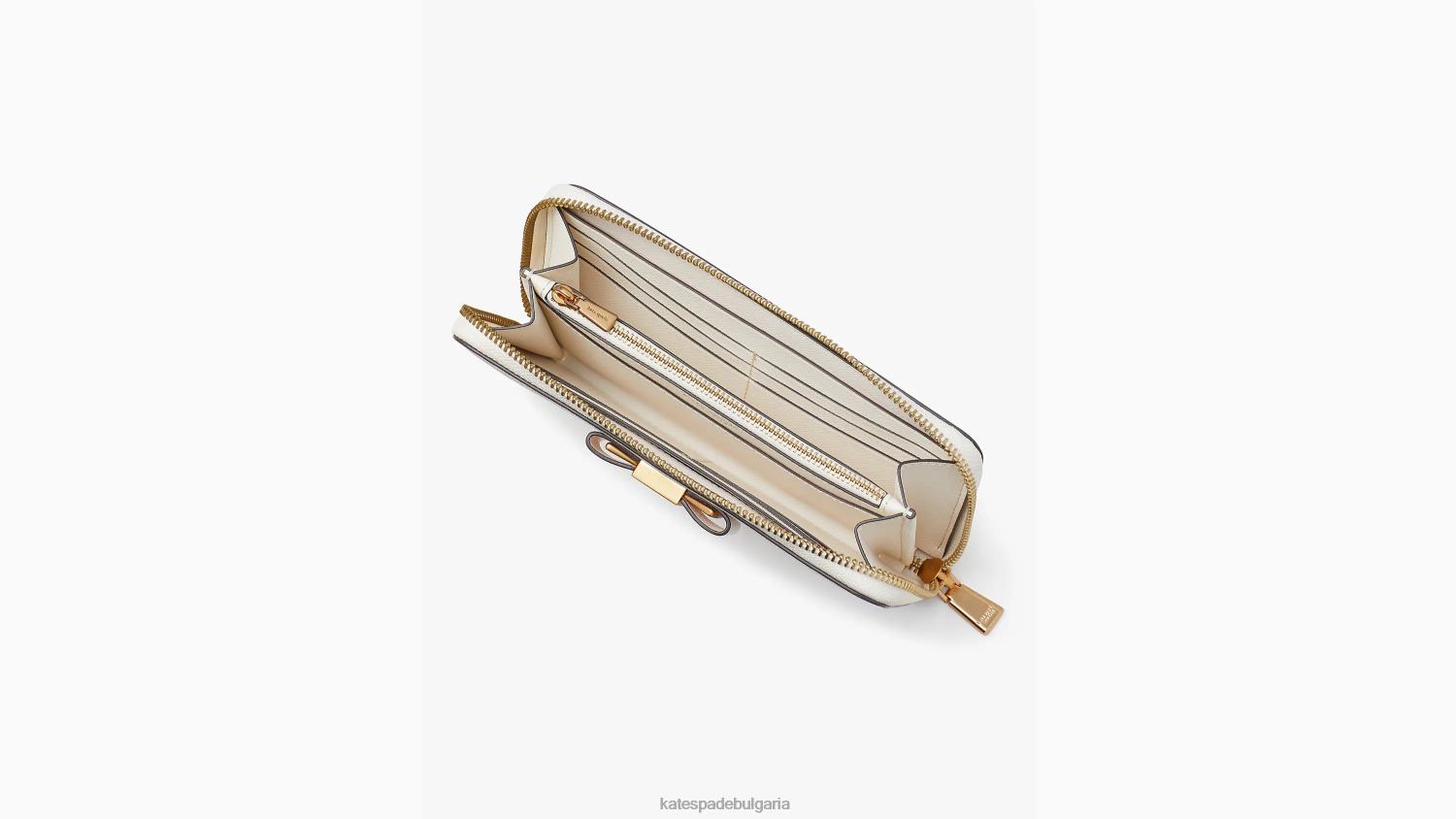 аксесоари Kate Spade континентален портфейл с цип, украсен с лък на Морган пергамент Жени 2N00B444