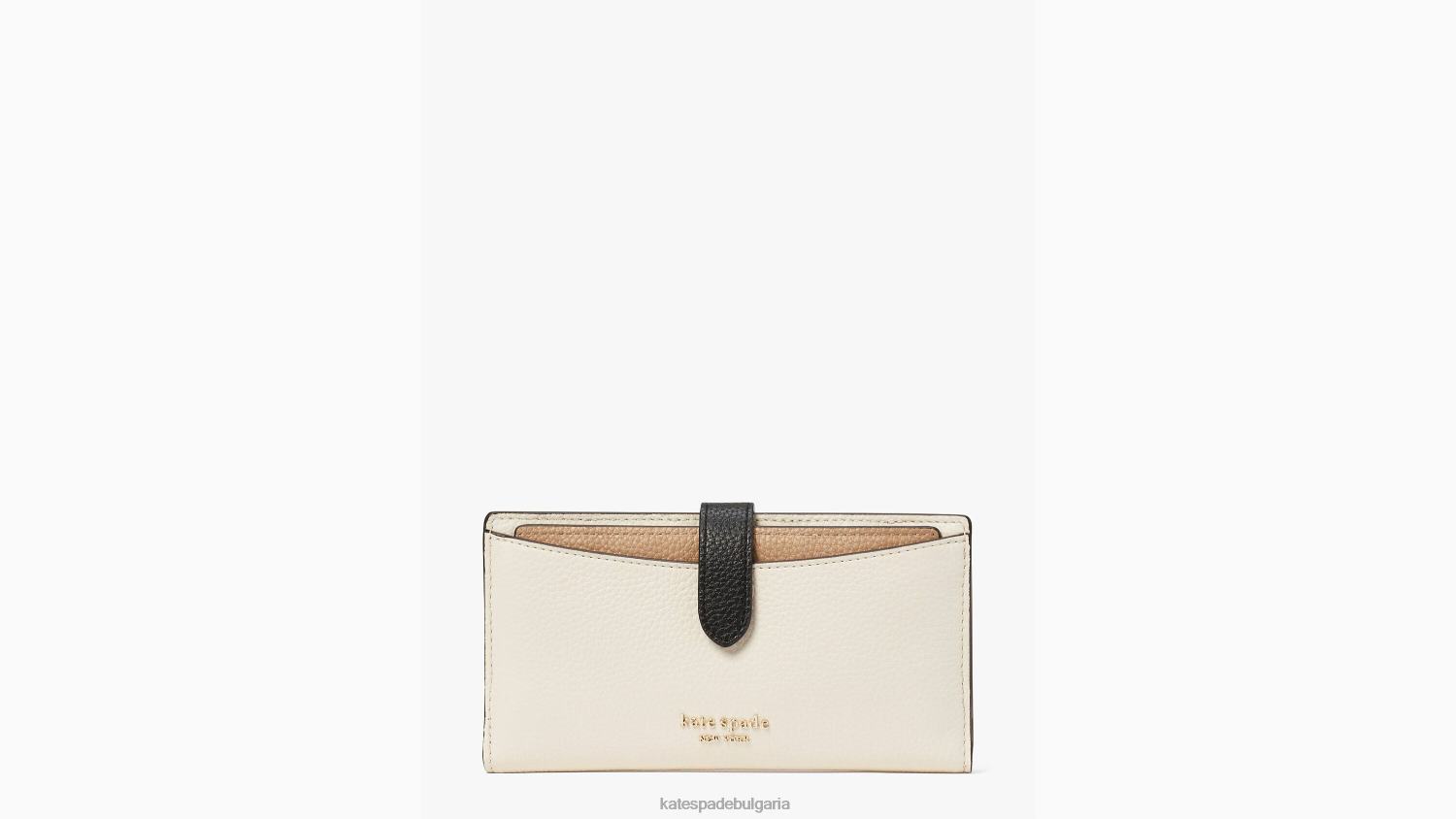 аксесоари Kate Spade двоен портфейл hudson colorblocked пергамент мулти Жени 2N00B397
