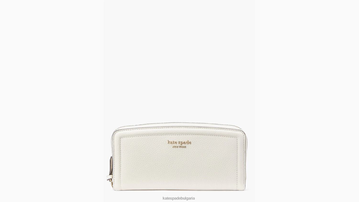 аксесоари Kate Spade тънък континентален портфейл knott сметана Жени 2N00B424
