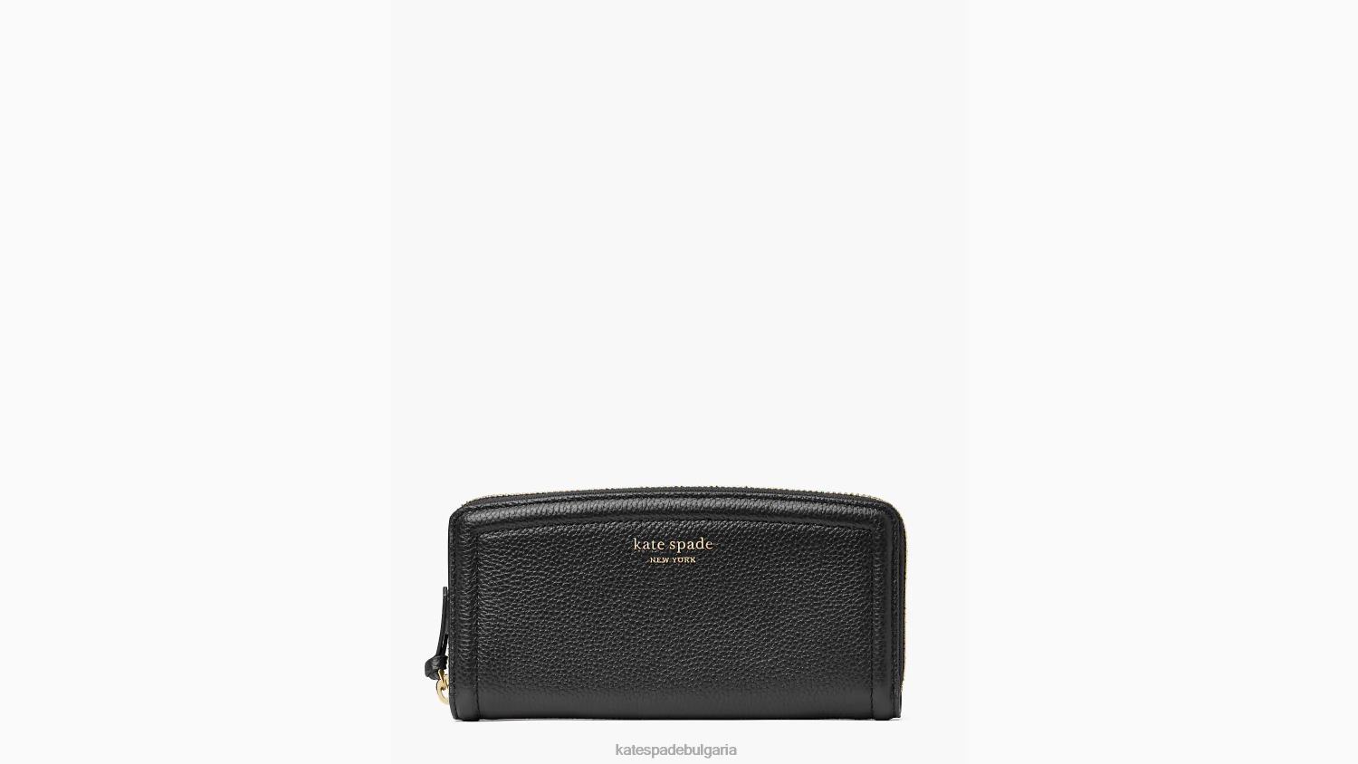 аксесоари Kate Spade тънък континентален портфейл knott черен Жени 2N00B427