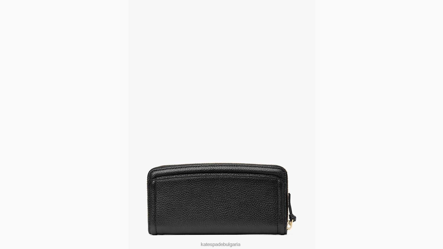 аксесоари Kate Spade тънък континентален портфейл knott черен Жени 2N00B427