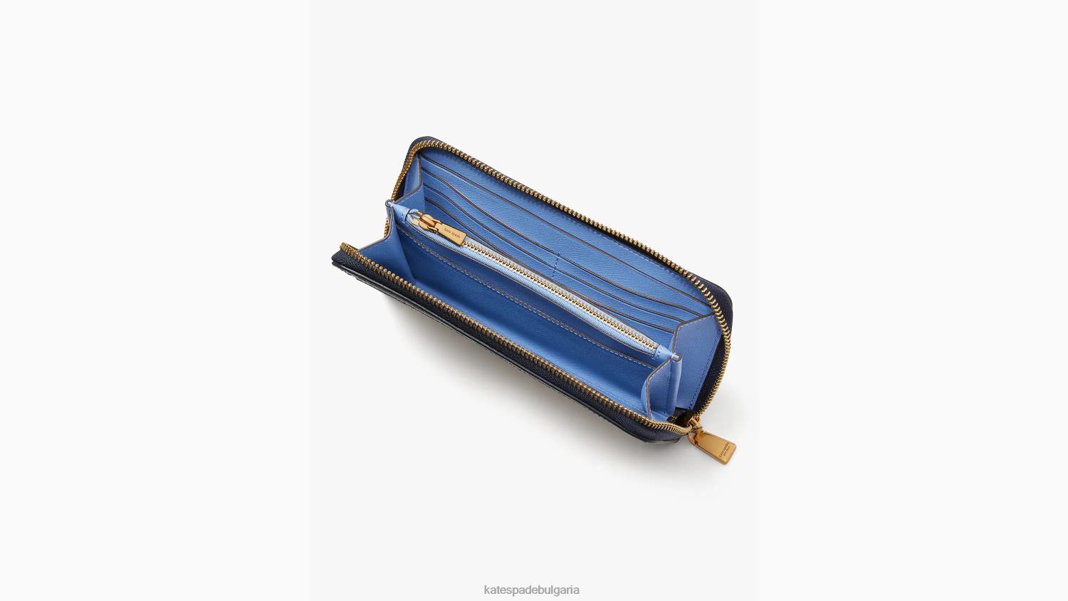 аксесоари Kate Spade континентален портфейл с цветни блокове на morgan с цип крем мулти Жени 2N00B400