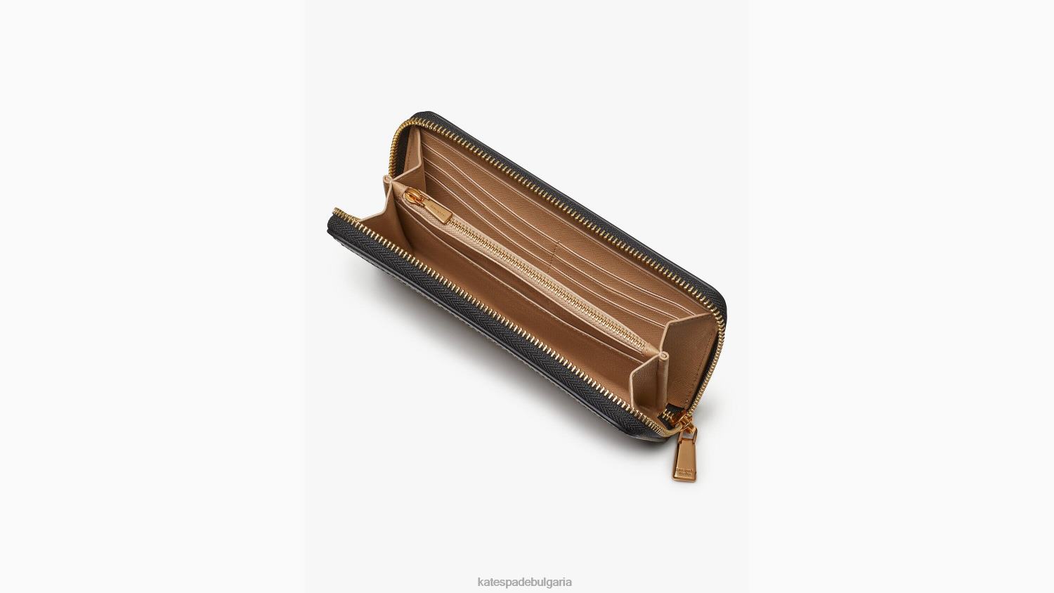аксесоари Kate Spade континентален портфейл с цветни блокове на morgan с цип кафе мока мулти Жени 2N00B402