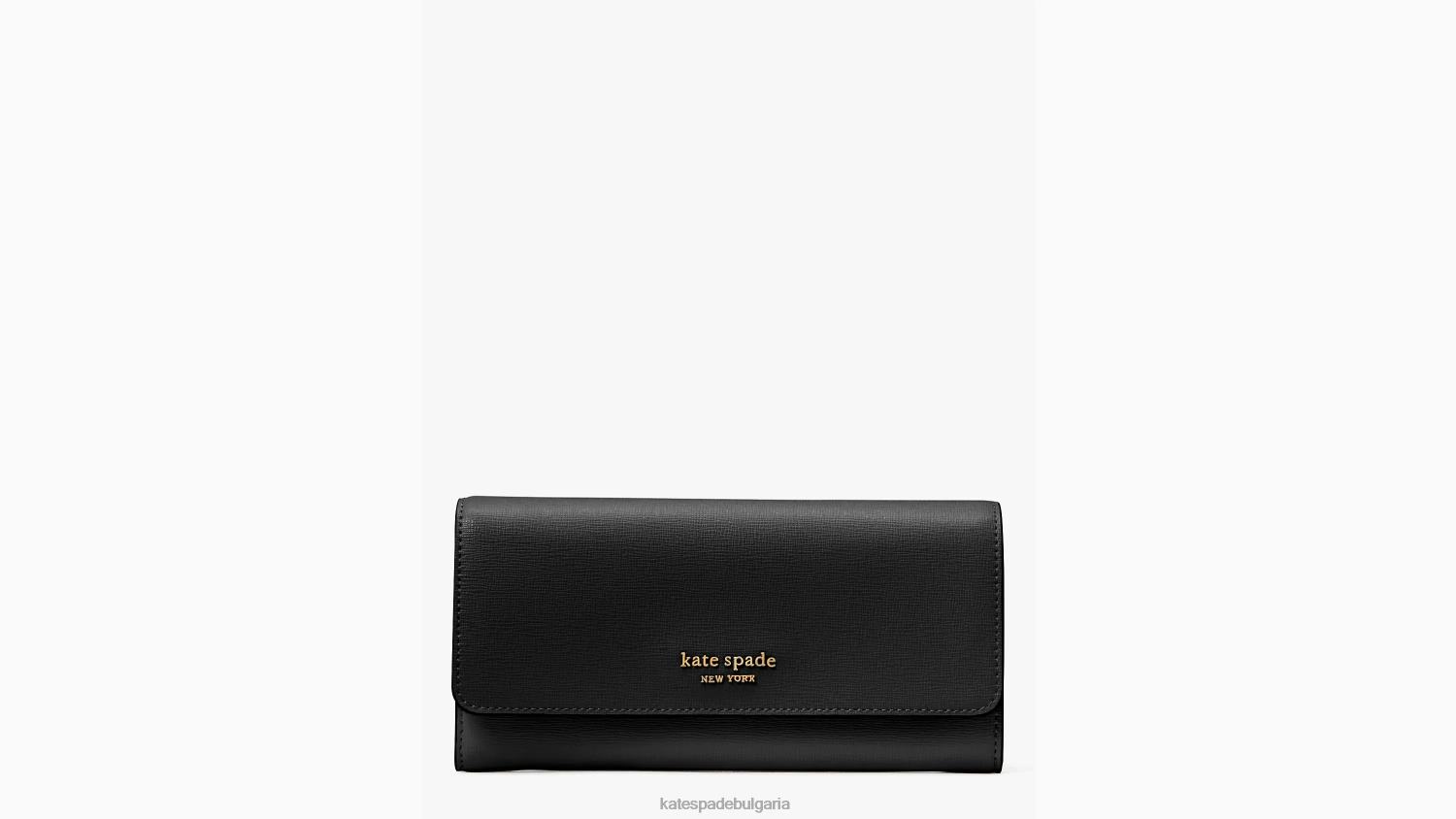 аксесоари Kate Spade континентален портфейл с капак morgan черен Жени 2N00B438
