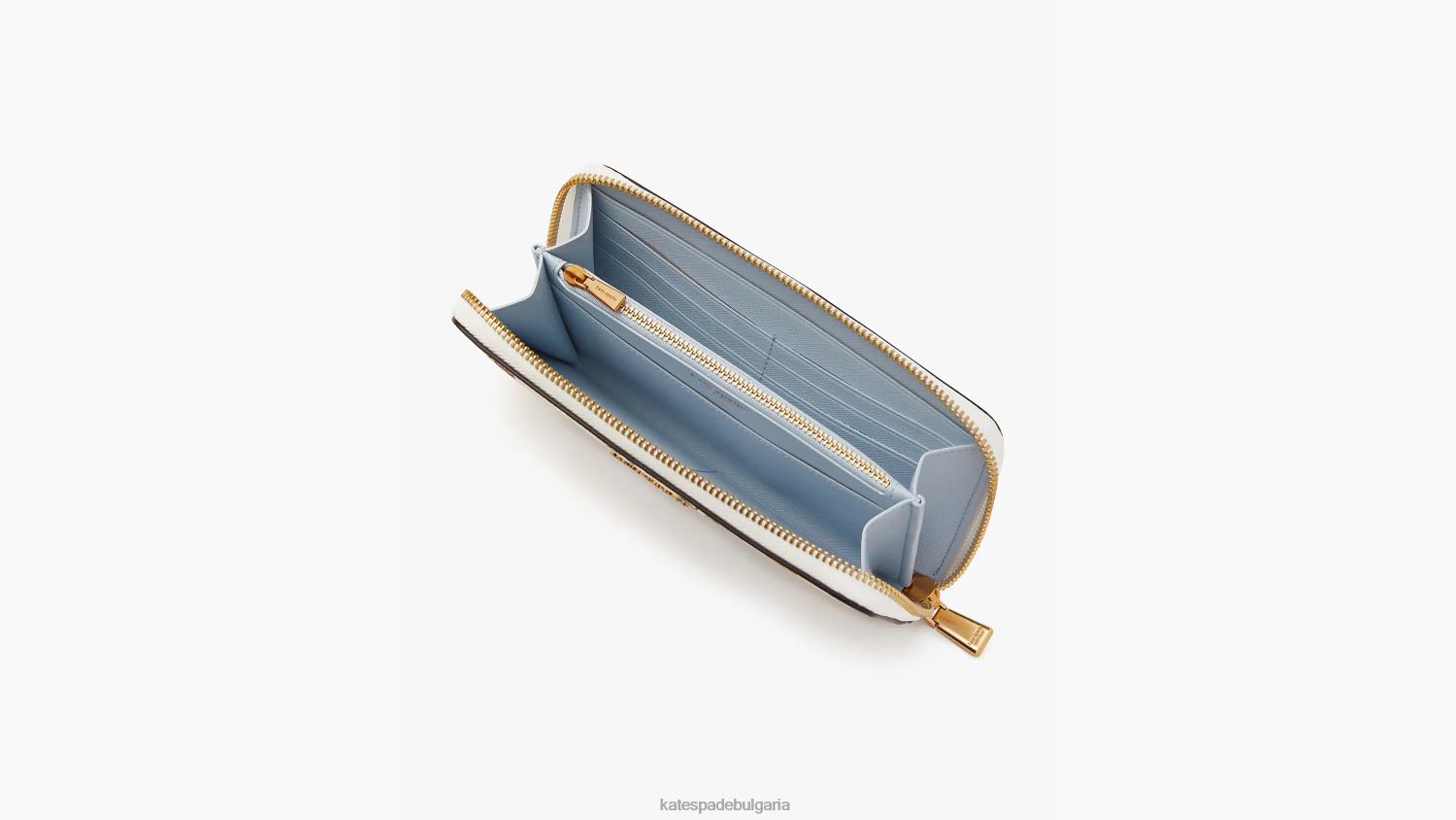 аксесоари Kate Spade континентален портфейл с цип morgan tulip toss крем мулти Жени 2N00B410